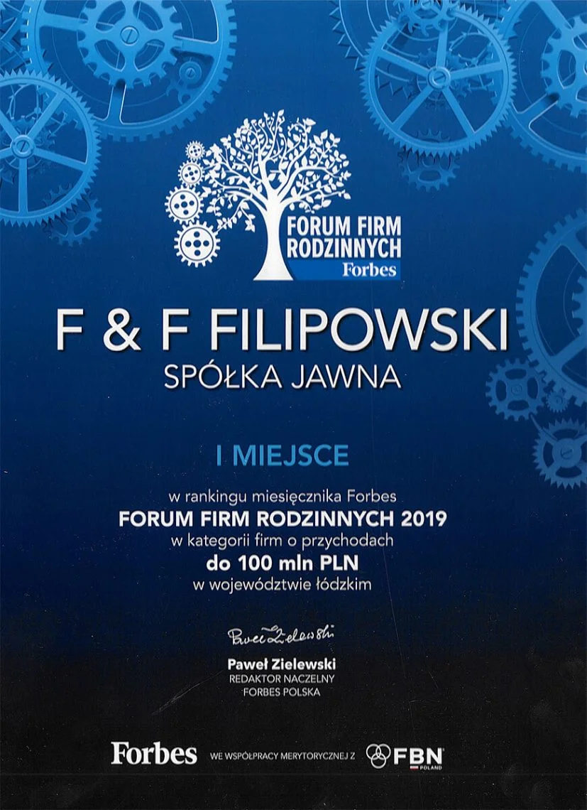 Nagroda Forbes - Najcenniejsze Firmy Rodzinne