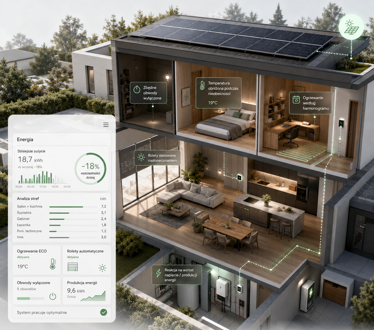Automatyka F&Home pomaga oszczędzać energię